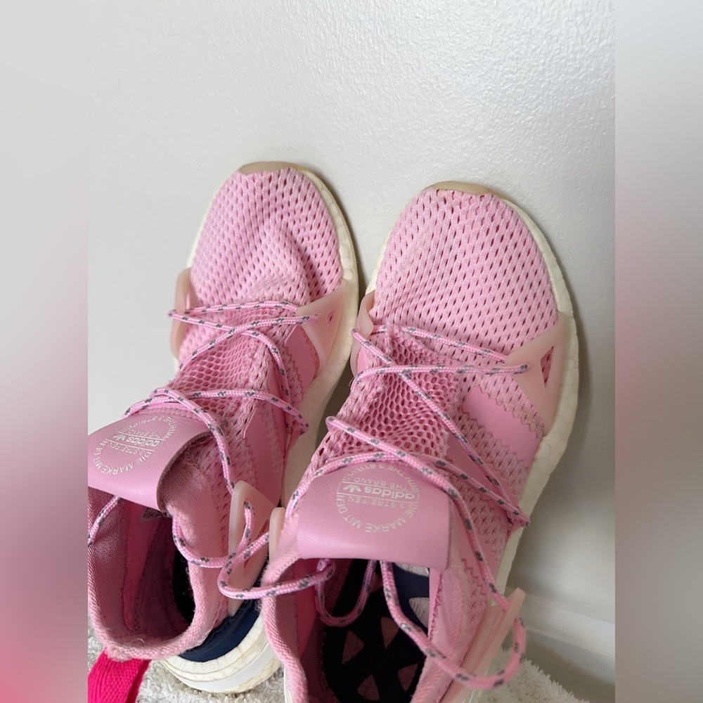 adidas Pink and Navy Women's Sneakers - Picture 11 of 15